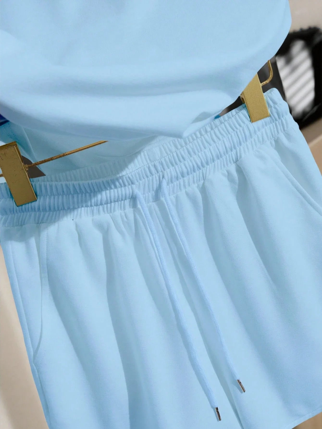 Oversized T-Shirt and Drawstring Shorts Casual Streetwear Co-Ord Set