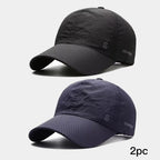 Lightweight Quick Dry Baseball Cap Adjustable Curved Brim Outdoor Performance Hat
