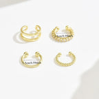 Minimalist Multi Band Ear Cuff for Modern Alternative Fashion Looks