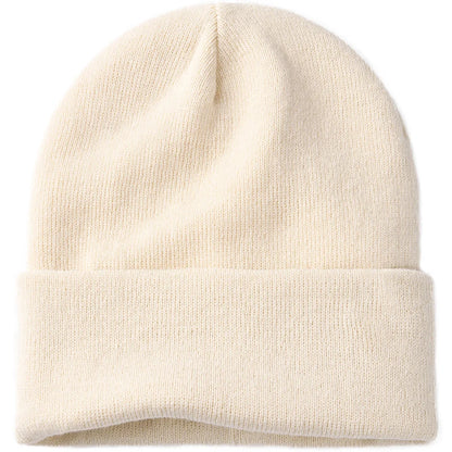 Classic Ribbed Acrylic Cuffed Knit Beanie for Everyday Casual Streetwear Modern Fashion Style