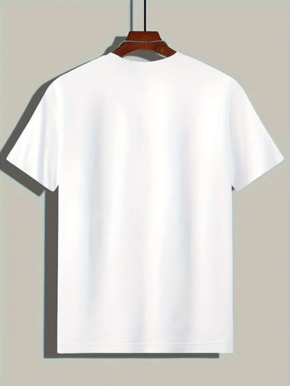 Typography Print Cotton Casual T-Shirt with Contemporary Streetwear Inspired Design