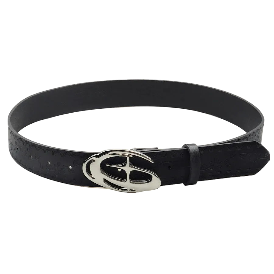 Celestial Moon Buckle Belt for Dark Feminine and Gothic Styling