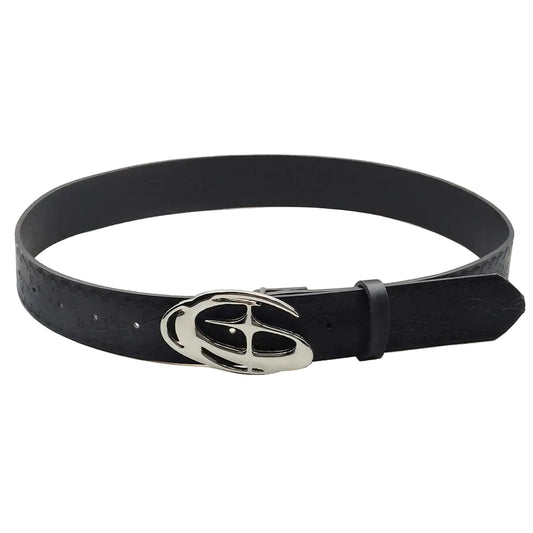 Celestial Moon Buckle Belt for Dark Feminine and Gothic Styling