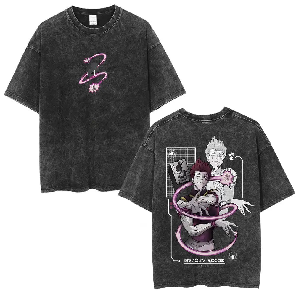 Anime Goth Serpent Emblem Oversized Alternative Streetwear Graphic T-Shirt