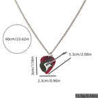 Alternative Guitar Pick Pendant Necklace With Minimalist Rock Inspired Statement Design