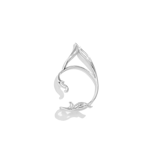 Elf Ear Cuff Clip Earrings for Gothic Fantasy Alternative Fashion