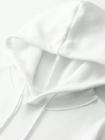 Minimalist Anime Hoodie with Fallen Angel Manga Streetwear Artwork