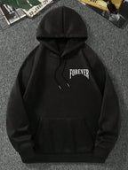 Anime Gothic Streetwear Hoodie with Retro Manga Angel Graphic Design