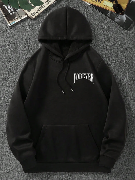Anime Gothic Streetwear Hoodie with Retro Manga Angel Graphic Design