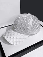 Women's Semi Sheer Lace Baseball Cap with Adjustable Fit for Casual Summer Everyday Style