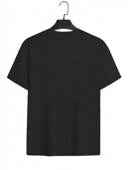 Anime Goth Glitch Graphic Oversized Streetwear T-Shirt with Retro Manga Aesthetic