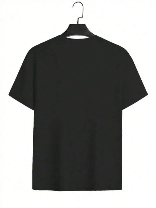 Anime Goth Glitch Graphic Oversized Streetwear T-Shirt with Retro Manga Aesthetic