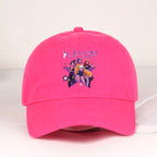 Graphic Embroidered Dad Cap Adjustable Curved Brim Streetwear Baseball Hat