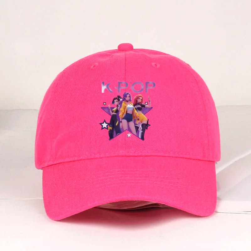 Graphic Embroidered Dad Cap Adjustable Curved Brim Streetwear Baseball Hat
