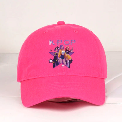 Graphic Embroidered Dad Cap Adjustable Curved Brim Streetwear Baseball Hat