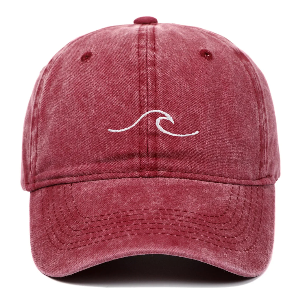 Unisex Washed Baseball Cap with Minimal Embroidered Detail for Casual Everyday Streetwear Style