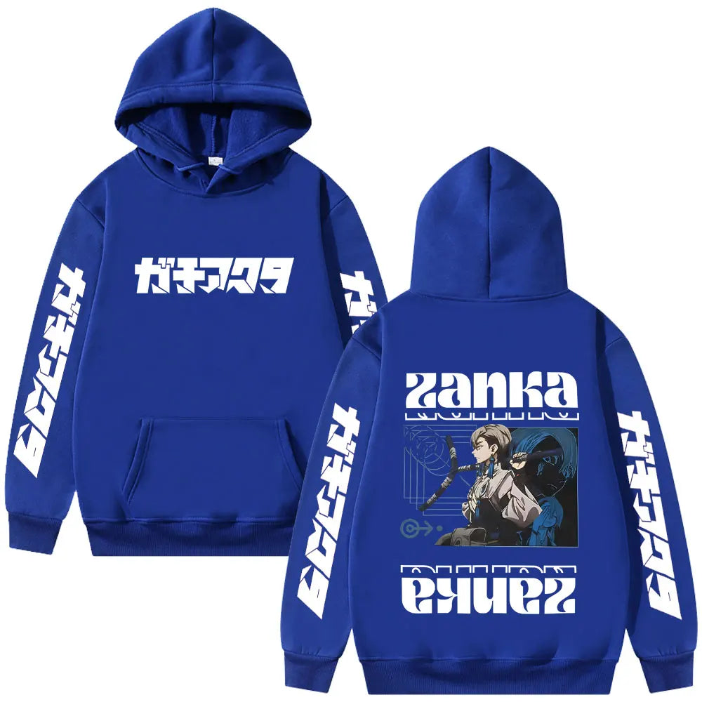Anime Manga Streetwear Hoodie With Retro Graphic Panel Artwork Design