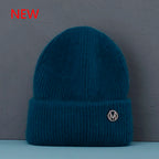 Soft Rabbit Fur Knit Beanie for Everyday Casual Outdoor Winter Fashion and Comfort Style