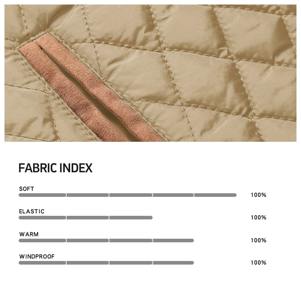 Quilted Lightweight Winter Bomber Jacket with Modern Casual Everyday Styling
