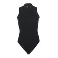 High Neck Sleeveless Bodycon Bodysuit for Gothic and Alternative Streetwear