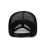 Unisex Breathable Mesh Baseball Cap with Embroidered Detail for Casual Outdoor Everyday Style