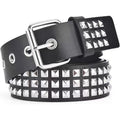 Double Row Pyramid Stud Waist Belt for Punk Gothic Alternative Style