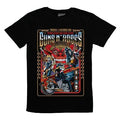 Vintage Graphic Cotton T-Shirt with Retro Poster Artwork and Oversized Streetwear Appeal