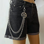Double Layer Waist Chain for Grunge, Punk and Alternative Streetwear