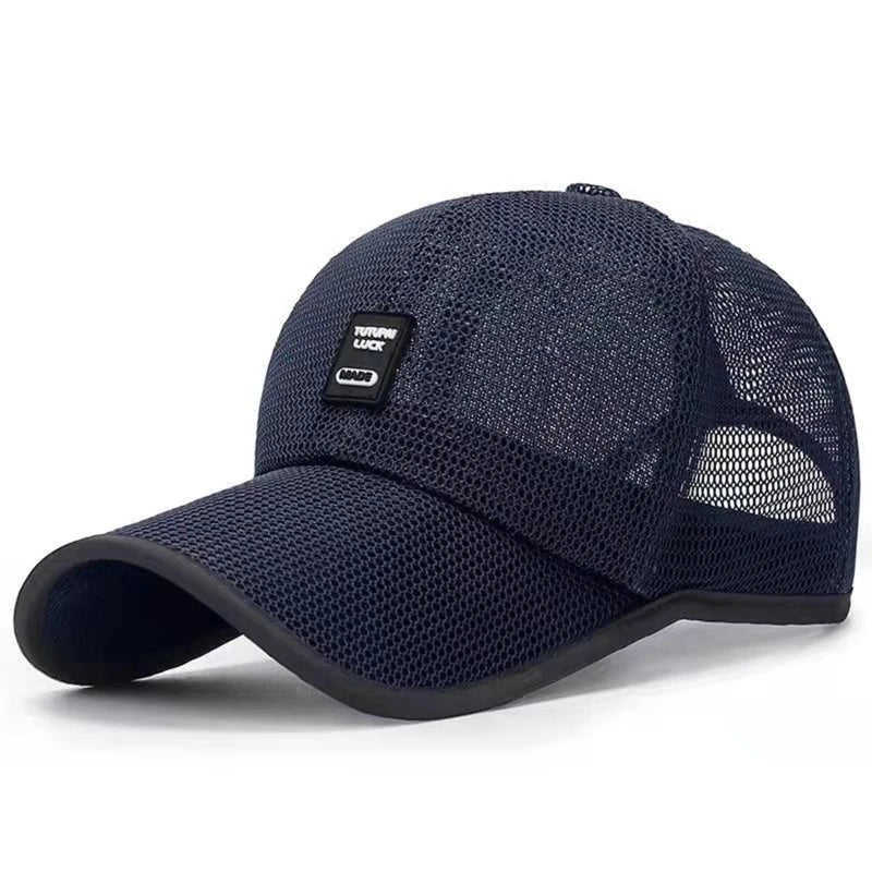 Unisex Breathable Mesh Baseball Cap with Snapback Closure for Casual Outdoor Streetwear Style
