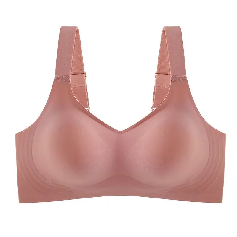 Smooth Seamless-Style Wire-Free Everyday Bra with Wide Support Bands