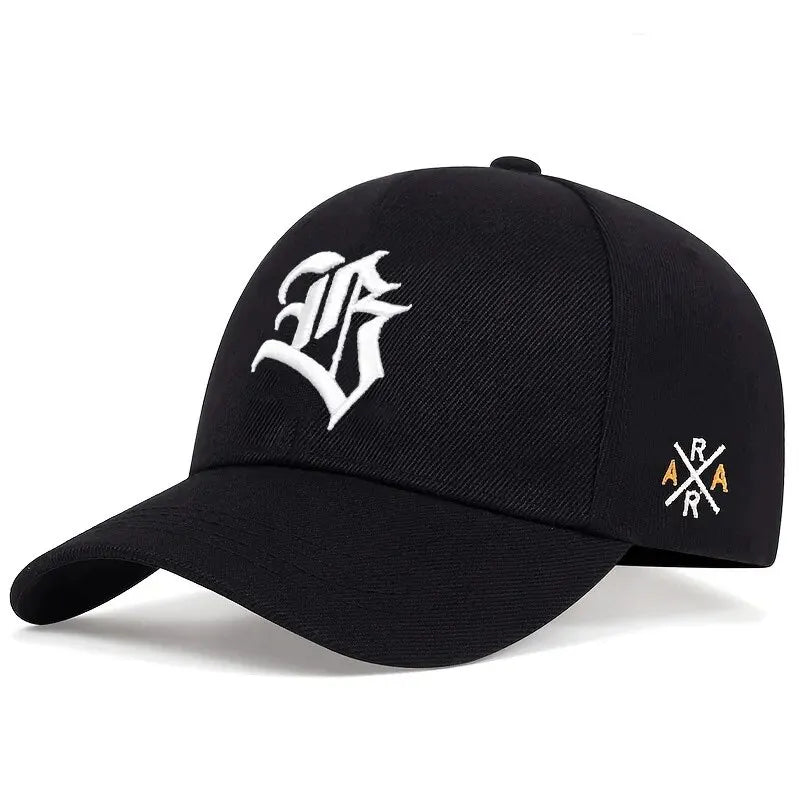 Unisex Embroidered Baseball Cap with Structured Design for Casual Outdoor Everyday Wear