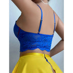 Storybook Princess Lace Corset Set with Ruffled Mini Skirt