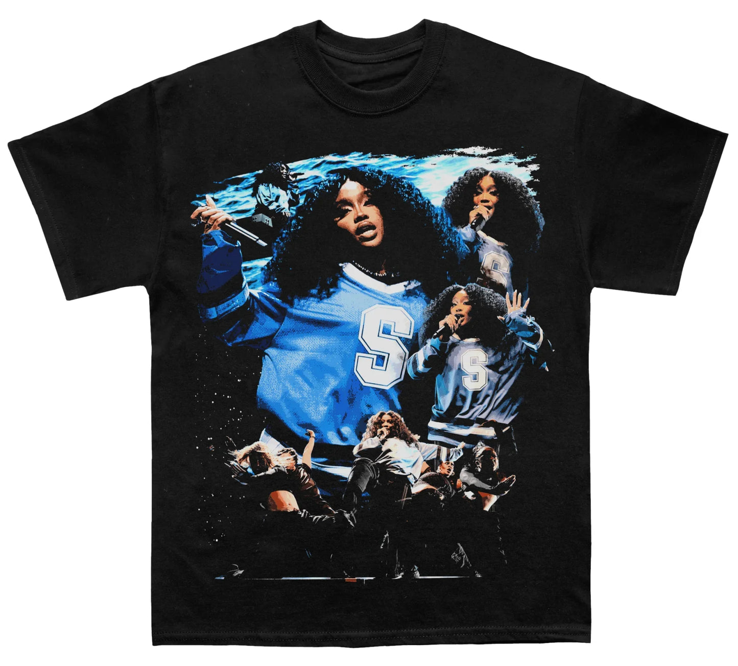Vintage Portrait Graphic Cotton Streetwear T-Shirt with Retro-Inspired Front Artwork