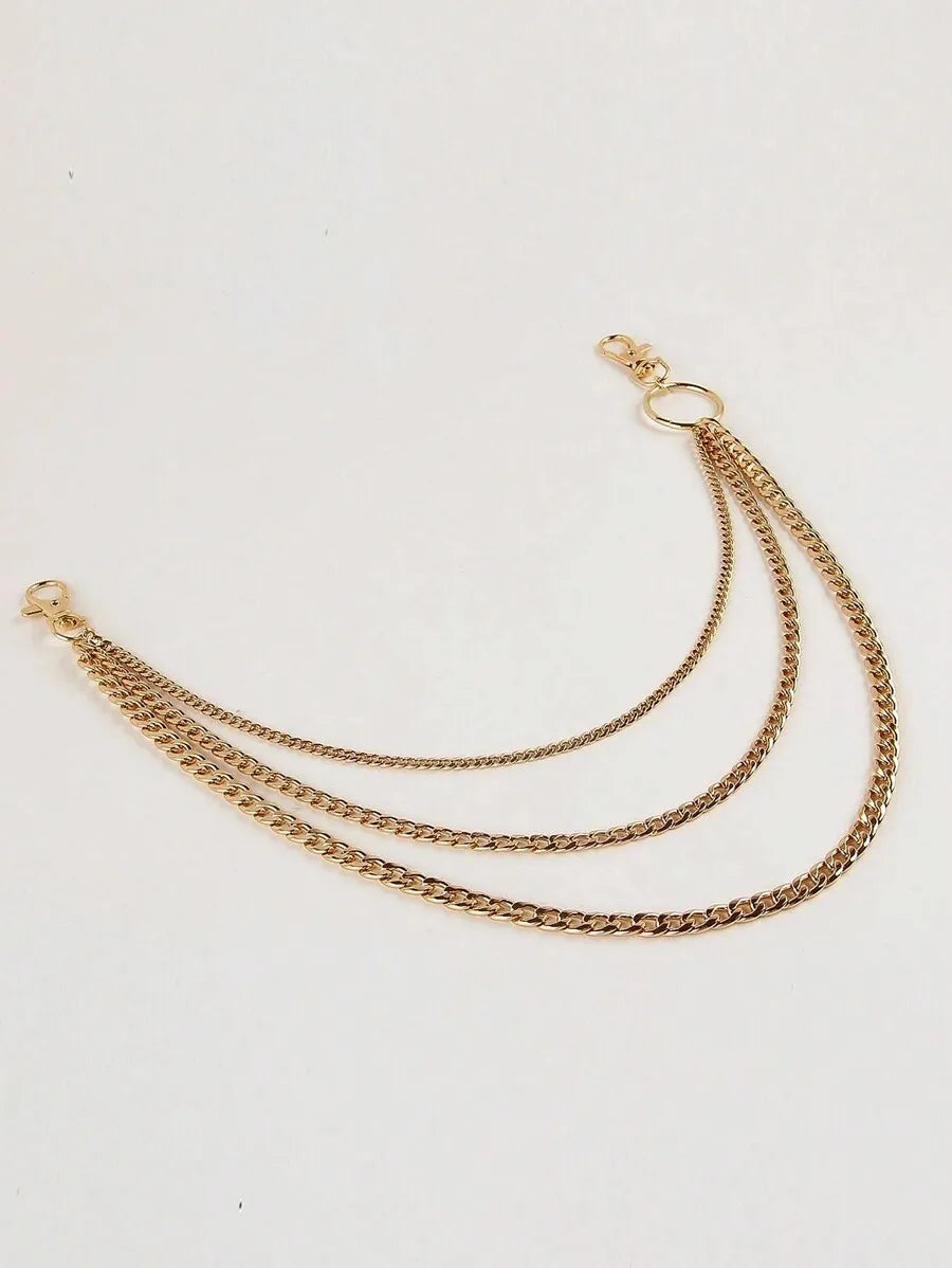 Layered Draped Waist Chain for Dark Feminine and Alternative Styling