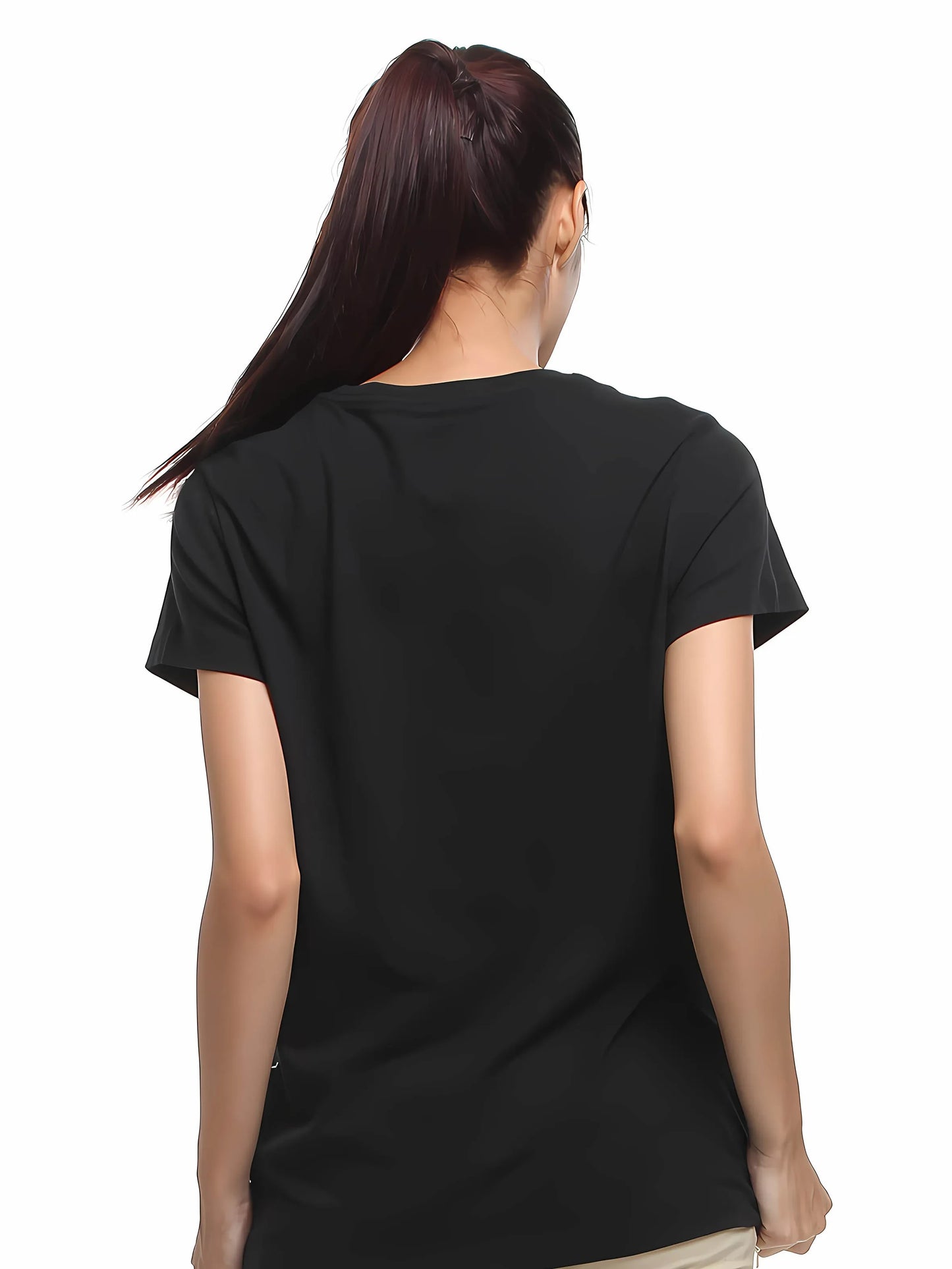 Cute Goth Rabbit Illustration Oversized Manga Streetwear Graphic Tee