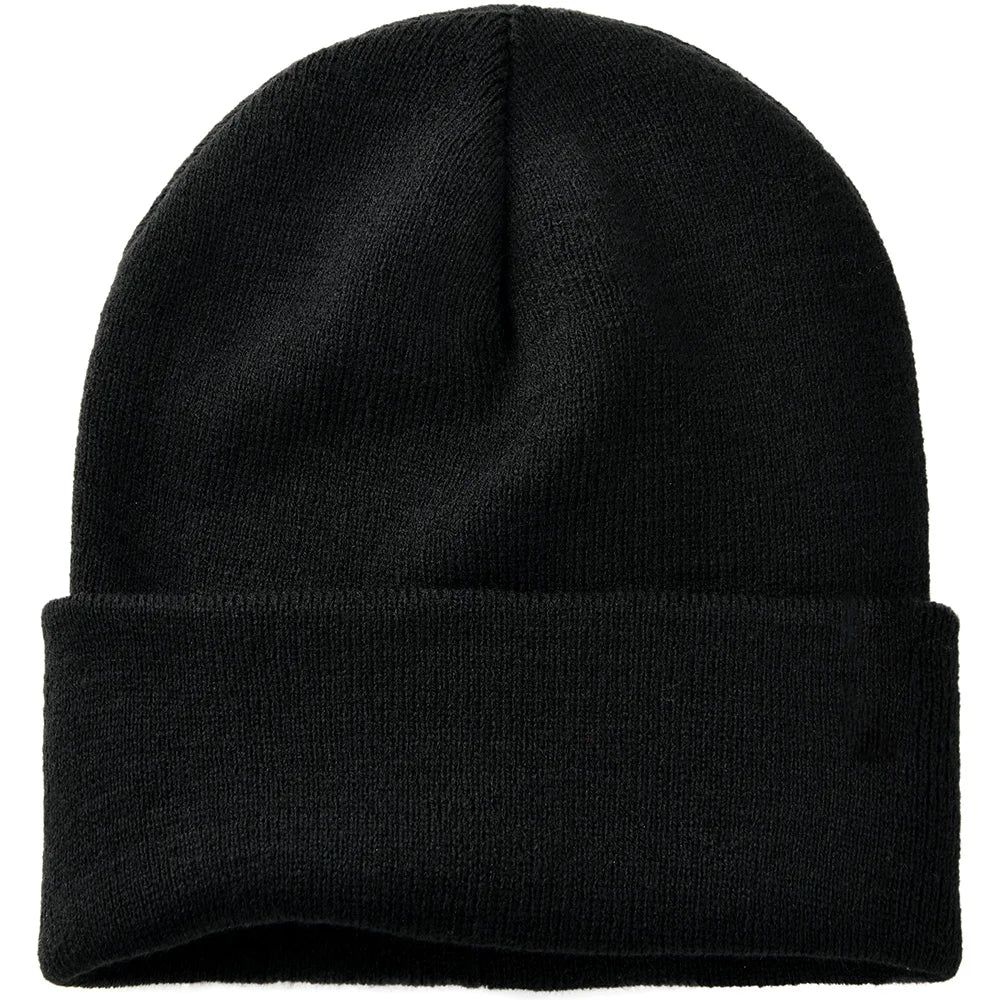 Classic Ribbed Acrylic Cuffed Knit Beanie for Everyday Casual Streetwear Modern Fashion Style