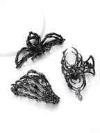 Gothic Spider Hair Claw Clip Y2K Statement Alternative Hairstyle Accessory