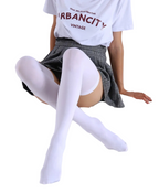 Ultra Thin Cotton Thigh High Stockings with Lightweight Over-the-Knee Everyday Comfort Design