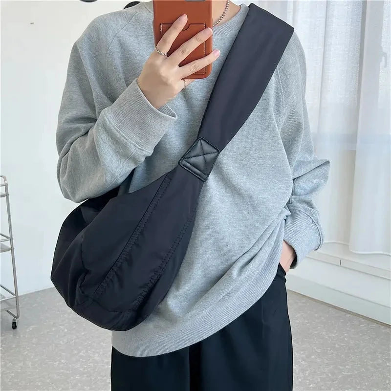 Oversized Slouchy Hobo Shoulder Bag with Relaxed Everyday Silhouette