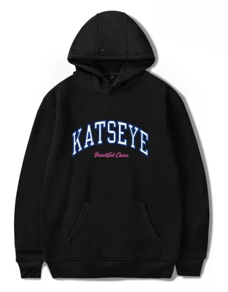 Minimalist Anime Varsity Hoodie with Retro Manga Streetwear Typography