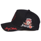 Decorative Embroidered Adjustable Baseball Cap for Contemporary Casual Streetwear Everyday Fashion Style