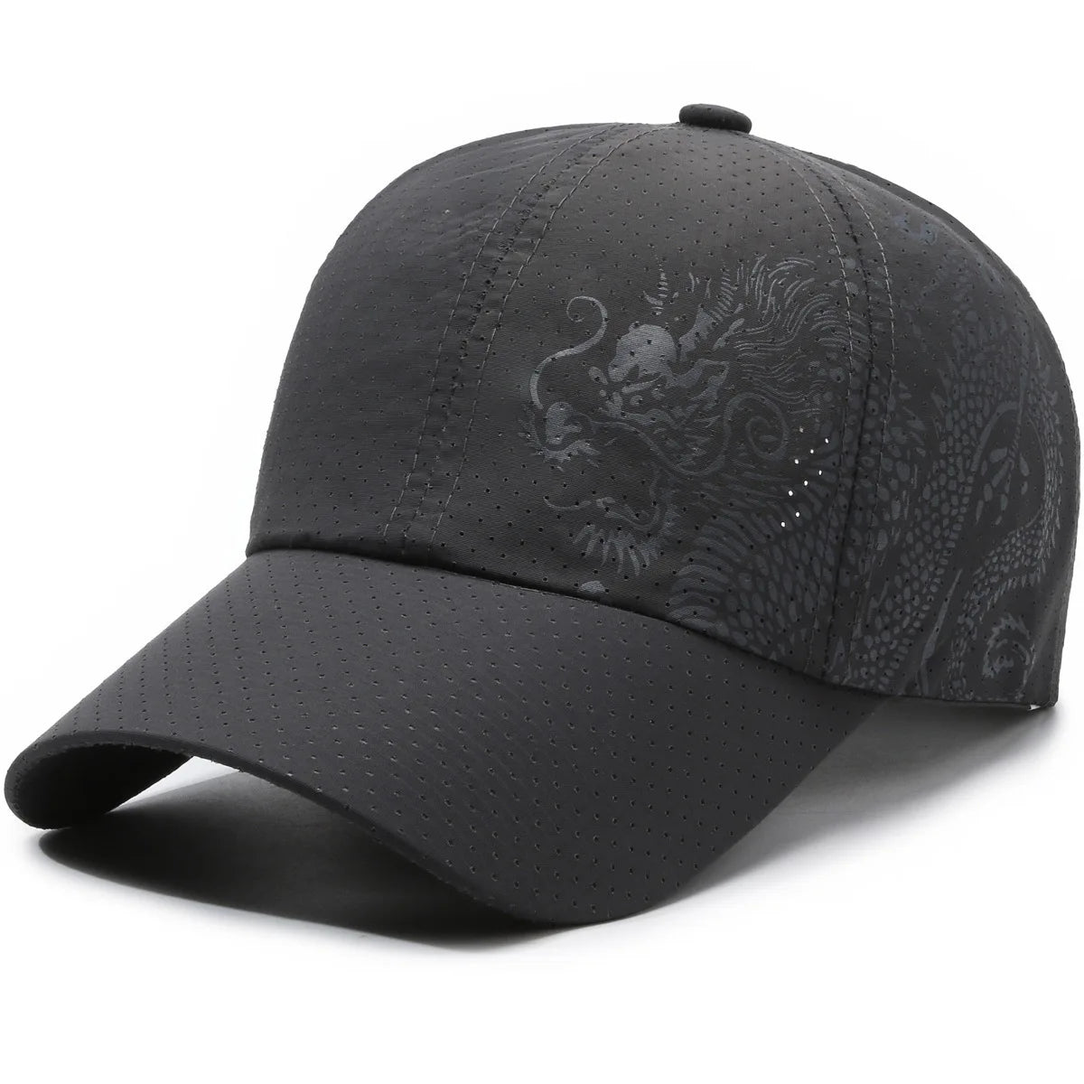 Unisex Graphic Embroidered Baseball Cap with Curved Brim for Casual Everyday Streetwear Style