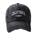 Vintage Washed Cotton Baseball Cap Curved Brim Casual Streetwear Outdoor Fashion Hat