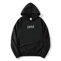 Vintage Portrait Graphic Hoodie with Relaxed Streetwear Fit and Fleece Construction