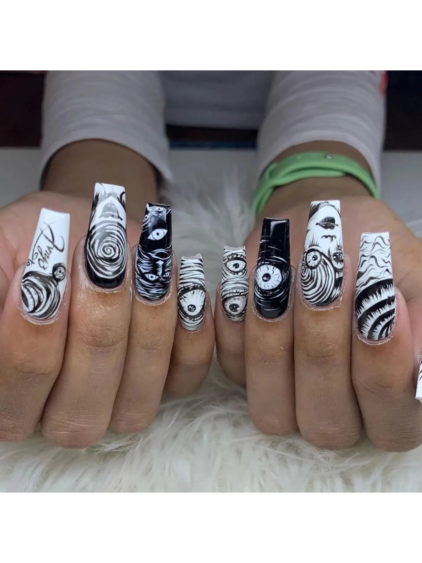 Gothic Cathedral Inspired Press On Nails with Ornate Alternative Artwork