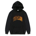 Oversized Streetwear Hoodie With Vintage Typography Graphic Front Design