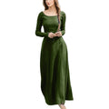 Vintage Inspired Gothic Princess Maxi Dress with Elegant Alternative Silhouette