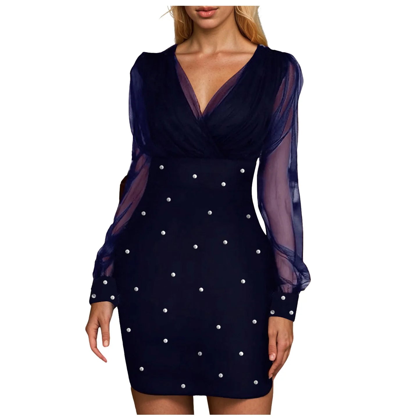 Pearl Detail Gothic Mini Dress with Manga Party Aesthetic