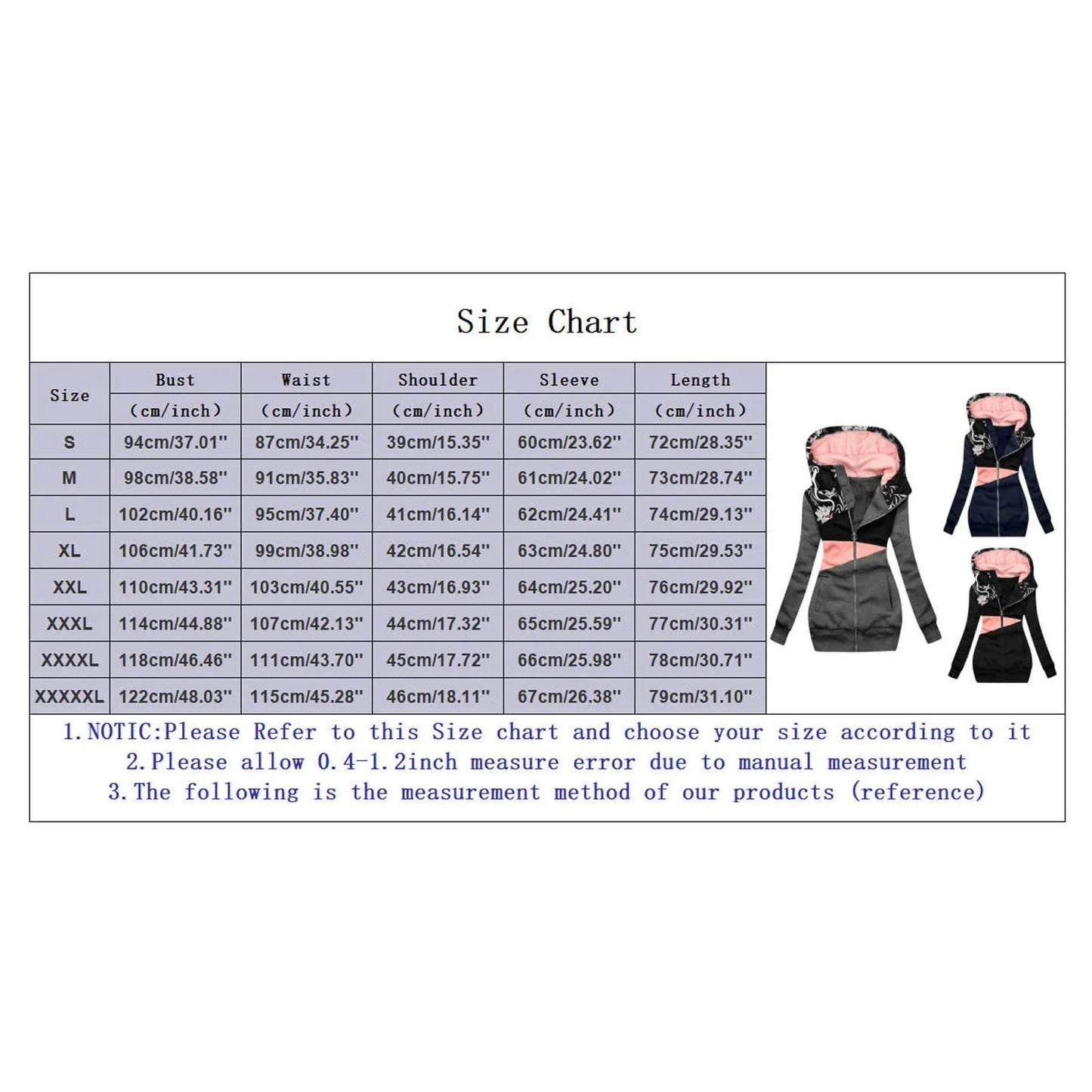 Women's Hooded Zip-Up Jacket with Patchwork Graphic Relaxed Streetwear Everyday Style