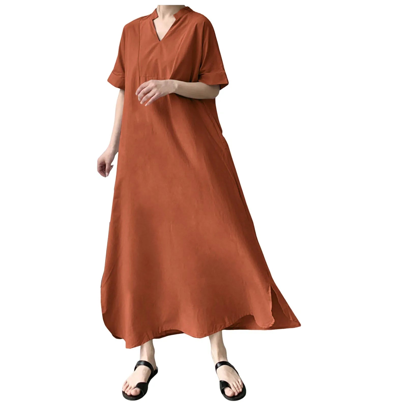 Boho Pleated Maxi Dress with Relaxed Silhouette for Everyday Styling
